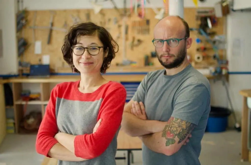 Nadine et François, les créateurs de l'atelier LES INVENTEURS
